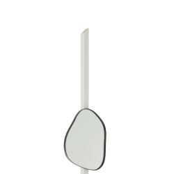 J-Line Wall mirror extrema iron/mirror black small