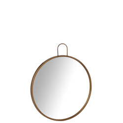 J-Line Mirror anto mdf/mirror gold small