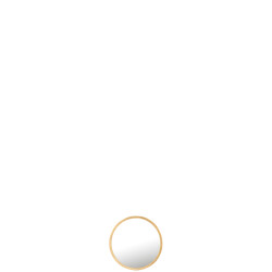 J-Line Mirror mona round iron/glass gold extra small