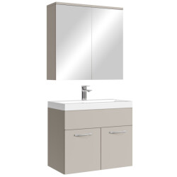 Badplaats Badkamermeubel set montreal 01 60 cm beige badmeubel met