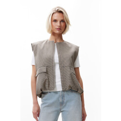 Catwalk Junkie 2503022416 check bodywarmer