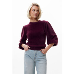 Catwalk Junkie 2503020812 fuzzy puff sleeve knit