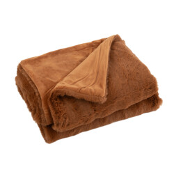 J-Line Plaid cutie polyester sienna brown