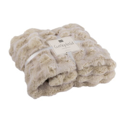 J-Line Plaid wave polyester ivory