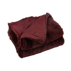 J-Line Plaid cutie polyester dark red