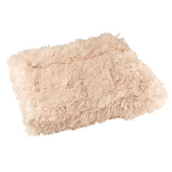J-Line Blanket moutie polyester beige
