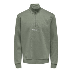 Only & Sons Onscurated reg half zip sweat