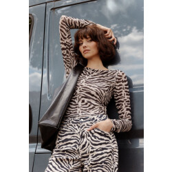 Catwalk Junkie 2503020408 zebra mesh long sleeve