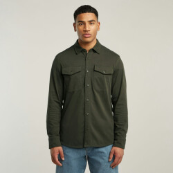 G-Star jersey shirt marine pockets d26765-c784 995 asfalt