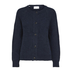 Selected Femme slflulu ls knit short cardigan noos 16074481 dark sapphire