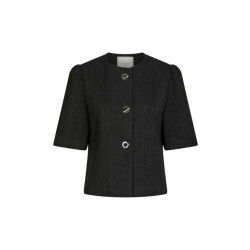 Neo Noir xanthe herringbone blazer 165683 104 dark grey