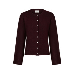 Neo Noir marie louise knit cardigan 164837 682 wine