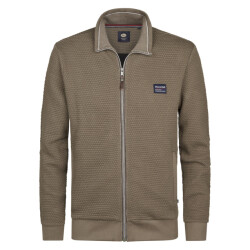 Petrol Industries men sweater collar zip m-3050-swc343 6174 mossy
