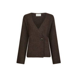 Neo Noir marie louise knit cardigan 162031 205 brown melange