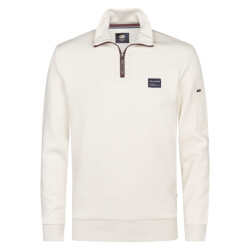 Petrol Industries men sweater collar zip m-3050-swc364 0112 seashell