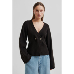 Second Female cardigan vigga knit cardigan 6146 dark brown