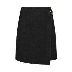 Neo Noir marisi herringbone skirt 165687 104 dark grey