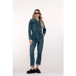 Geisha 51524-10 810 jumpsuit blue denim tinted