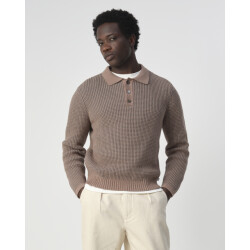 J.C. Rags Baker polo long sleeve