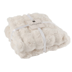 J-Line Plaid wave polyester white