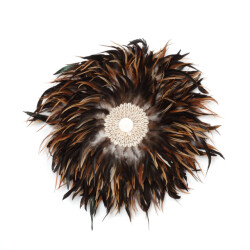 Bazar Bizar De coastal juju muurdecoratie zwart bruin m