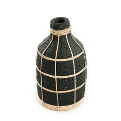 Bazar Bizar The whoopy vase black natural l