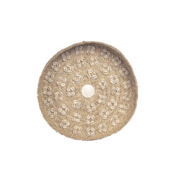Bazar Bizar The caribe shell plate natural white m