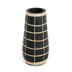 Bazar Bizar The cutie vase black natural l