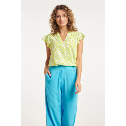 Smashed Lemon 24037 flowy lime zomertop |