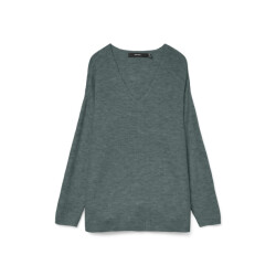 Vero Moda Vmcrewlefile ls v-neck blouse noos olijf