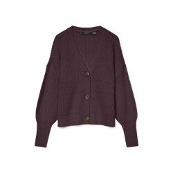 Vero Moda Vmlea ls v-neck cuff cardigan noos bordeaux