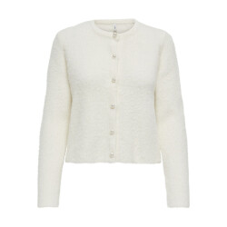 Only Onlpetra ls pearl o-neck cardi cc knt off-white