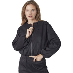 Co'Couture Clovercc dot balloon jacket black