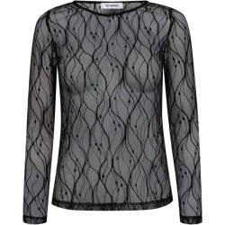 Co'Couture Mercycc mesh o blouse black