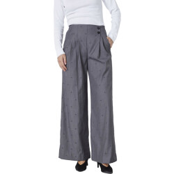 Co'Couture Sagacc pleat ll pant mid grey