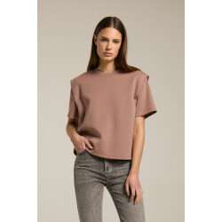 Homage to Denim H-cw25m05 top with shoulder detail