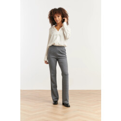 Smashed Lemon Navy en witte geometrische broek |