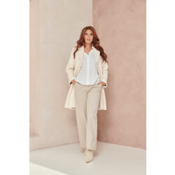 Smashed Lemon Dameslange broek met losvallende fit |