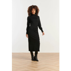 Smashed Lemon Damesgebreide jurk met lurex |
