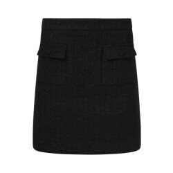 Smashed Lemon Zwarte tweed rok |