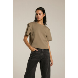 Homage to Denim H-cw25m05 top with shoulder detail