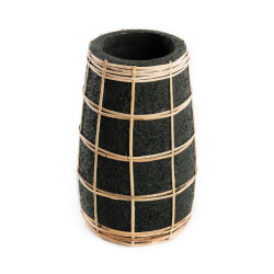 Bazar Bizar The cutie vase black natural s