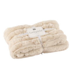 J-Line Plaid large corduroy polyester beige