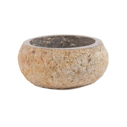 Bazar Bizar The river stone bowl black m