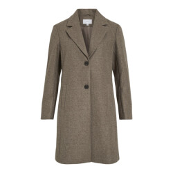 Vila Viclaudia button coat noos zand