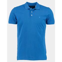 Bos Bright Blue Polo korte mouw piqué kobalt new lobra/4633