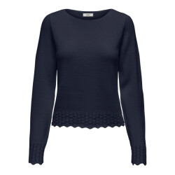 Jacqueline de Yong Grace l/s boatneck struc pullover knt