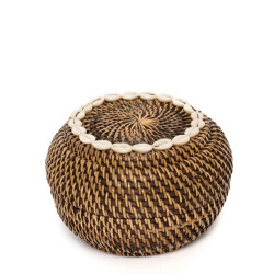 Bazar Bizar The colonial peek-a-boo basket natural brown s
