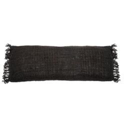 Bazar Bizar The oh my gee cushion cover black navy 35x100