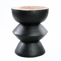 Bazar Bizar The kulun stool black natural